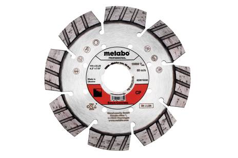 Diamond cutting disc 115x22.23mm, "CP", concrete "professional" (628570000)