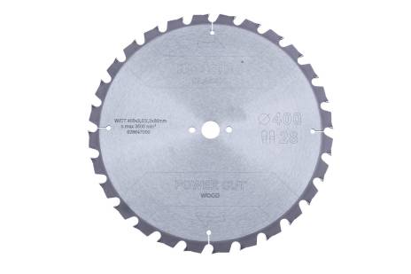 Saw blade "power cut wood - classic", 400x30 Z28 TZ 15° (628647000)