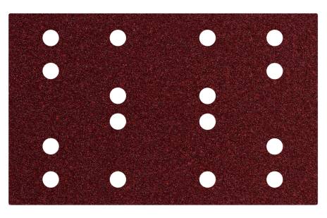 Hook and loop sanding sheets 80 x 133 mm, P 80, 16 holes, with hook and loop (SRA) (635192000) 
