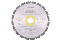 Saw blade "power cut wood - professional", 216x30, Z20 WZ 5° neg. (628230000) 