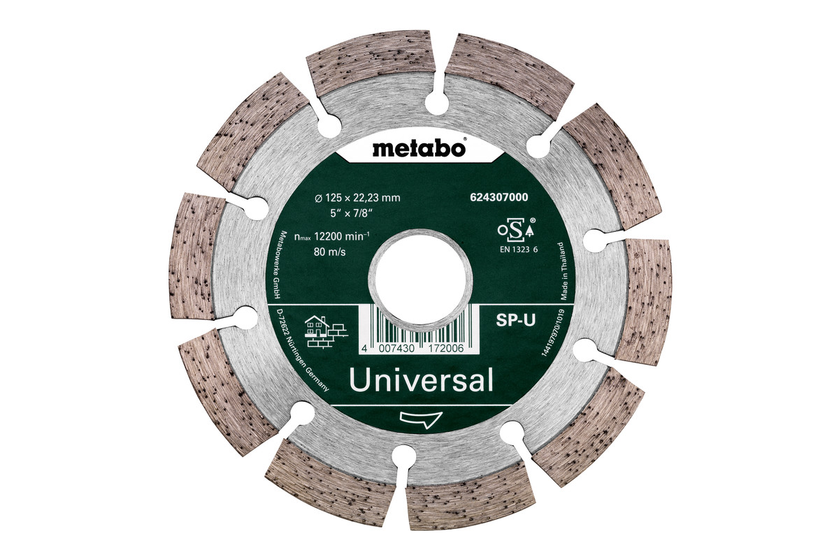 Diamond Cutting Disc - SP - U, 125x22.23 mm (624307000) 