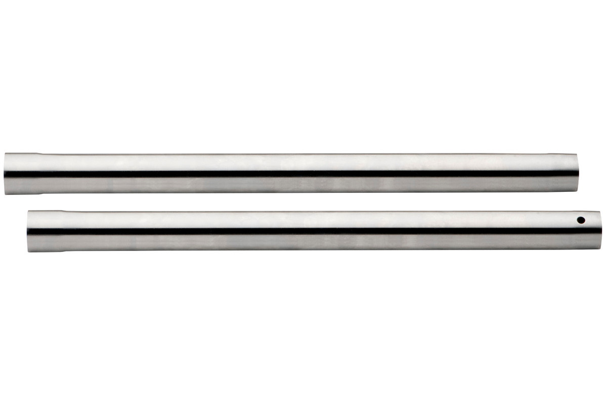 2 Suction pipes, Ø 35mm, 0.4m long, chrome-plated (631363000) 