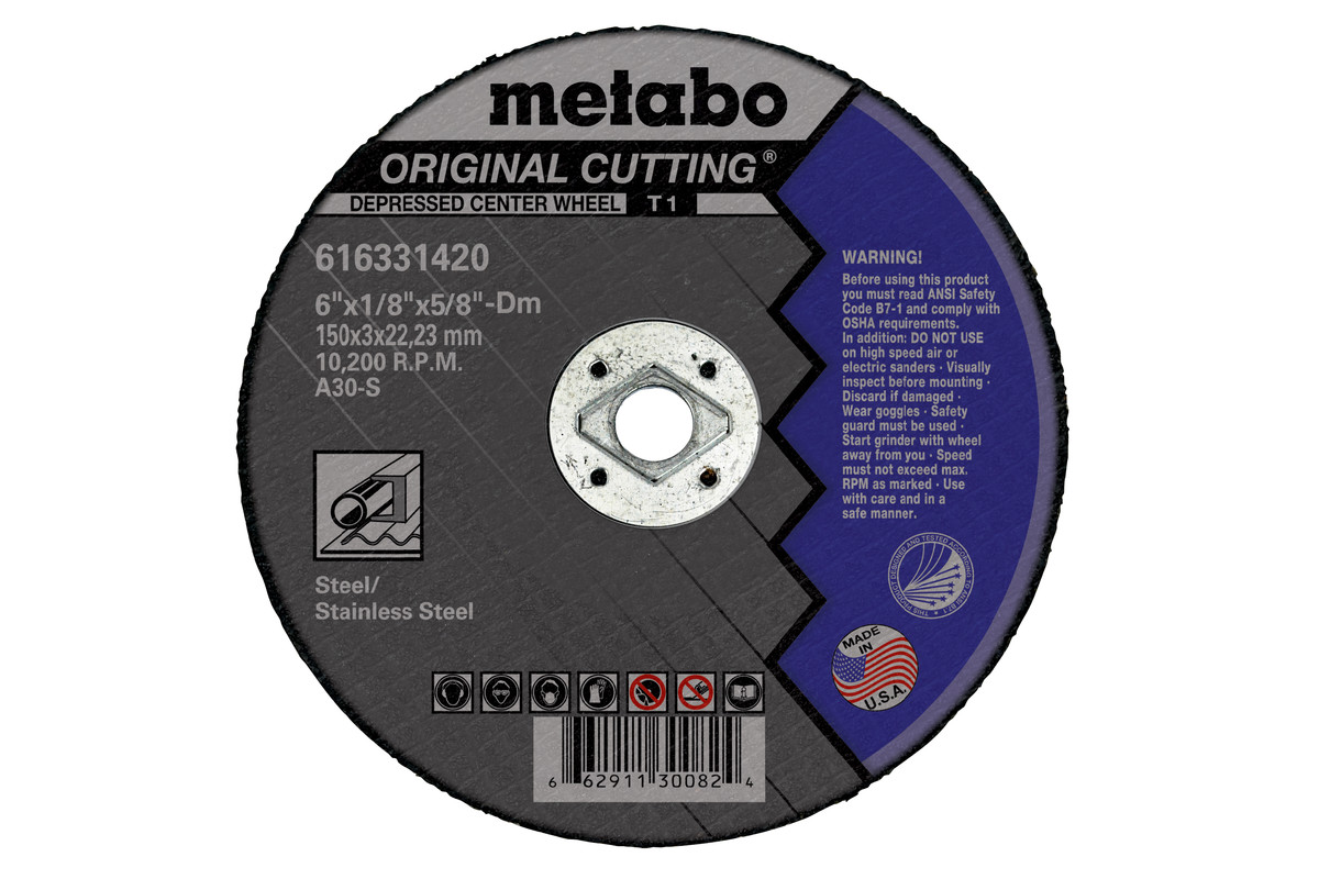 Original Cutting 7" x 1/8" x 5/8" DM, Type 1, A30S (616333000) 