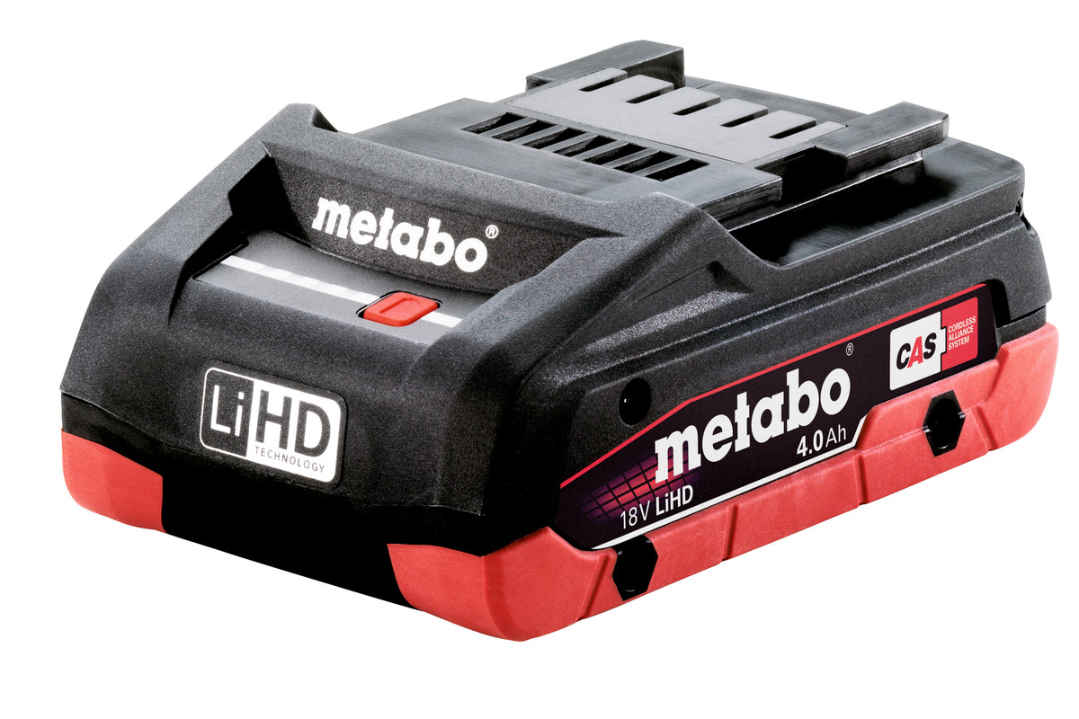 18 V, 2 baterías LiHD de 4 Ah Metabo 625367000 Juego de baterías