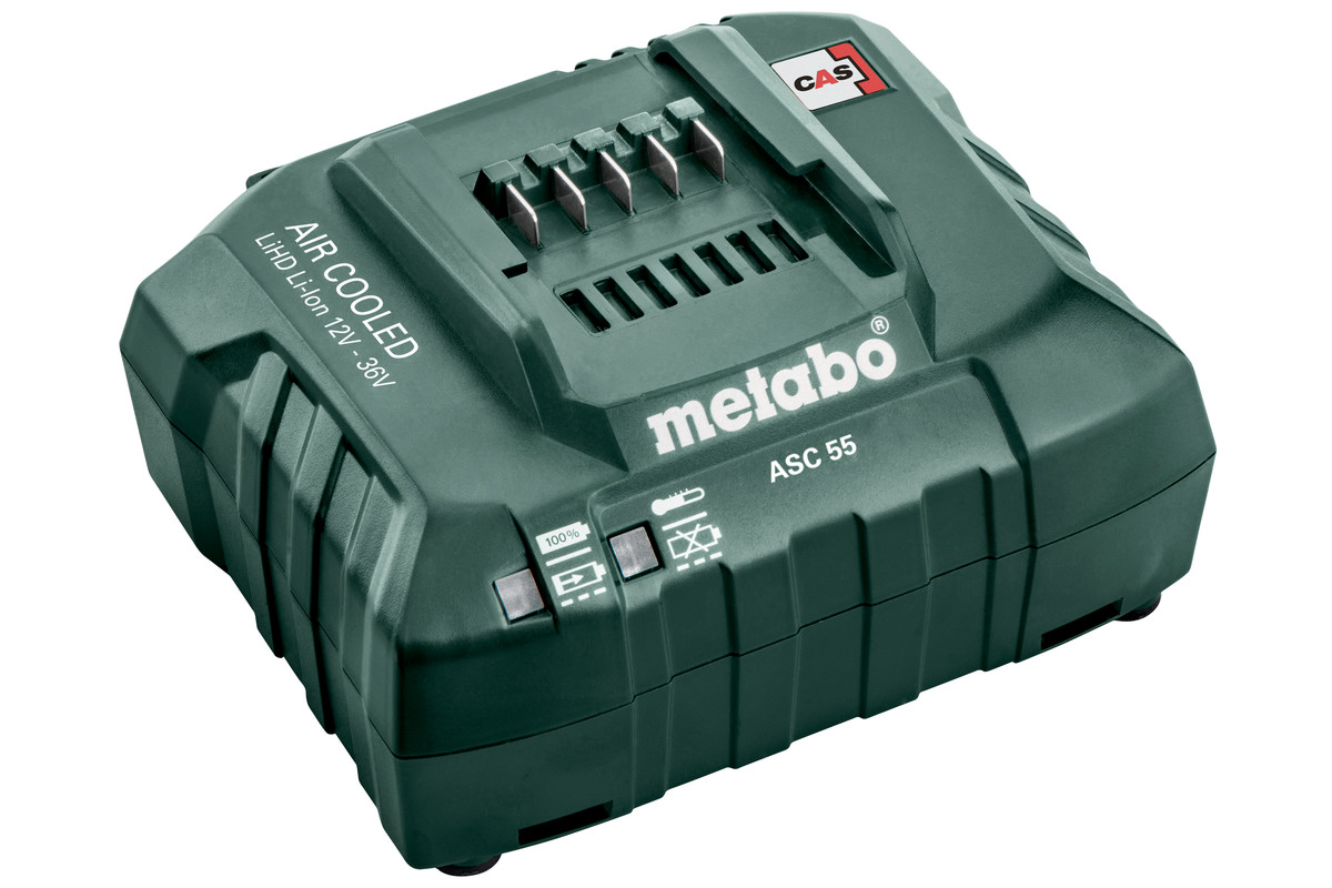 Metabo Chargeur de Batterie ASC 55 18 V nouveau charge 12 V 36 V asc 30-36 cas Système Mafell