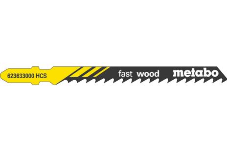 5 Jigsaw blades "fast wood" 74/ 4.0 mm (623633000)